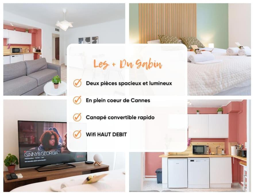 Le Gabin By Apirent #Centre-Ville #Climatisation #Wifi 칸느 외부 사진