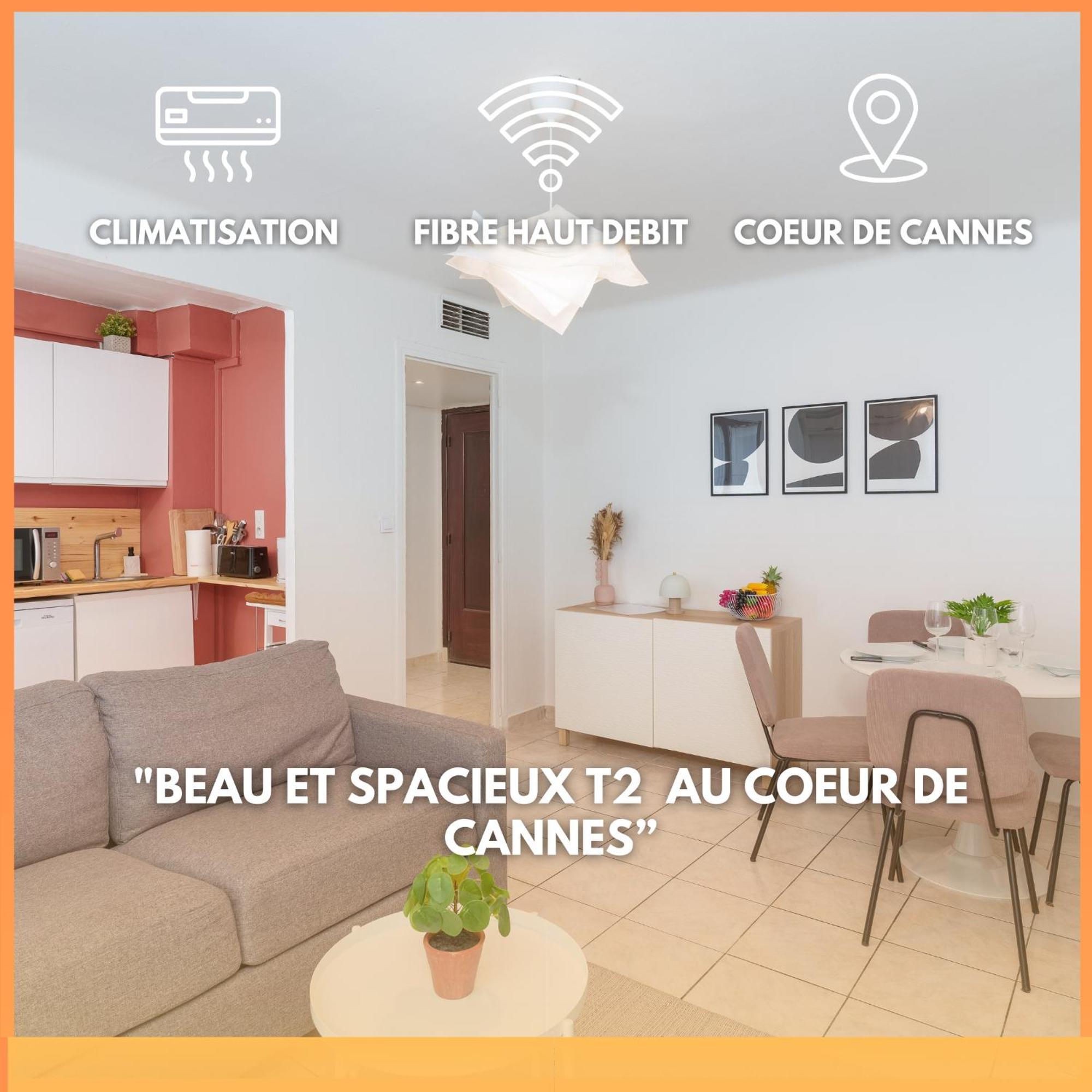 Le Gabin By Apirent #Centre-Ville #Climatisation #Wifi 칸느 외부 사진